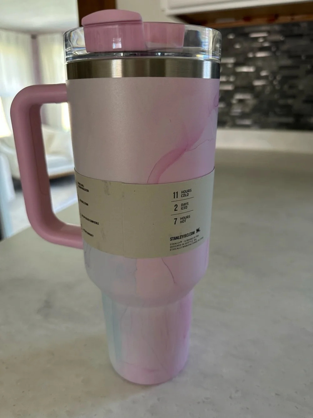 Stanley 40oz Watercolor Tulle Tumbler with Straw Lid - Picture 3 of 5